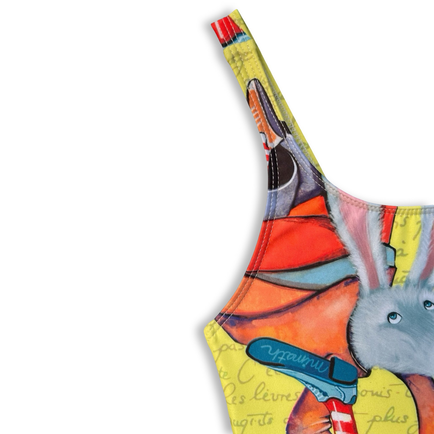 Bañador Niña - Willy- El conejo del Tiempo – Diseño Exclusivo y Producción Sostenible | Edición Limitada