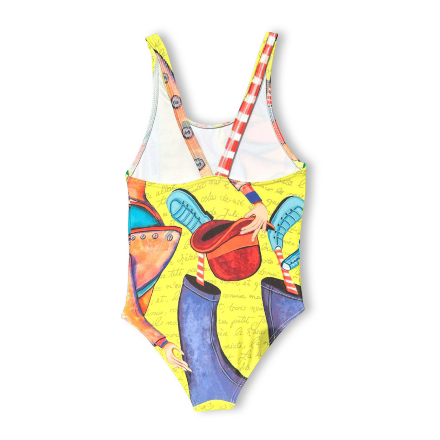 Bañador Niña - Willy- El conejo del Tiempo – Diseño Exclusivo y Producción Sostenible | Edición Limitada