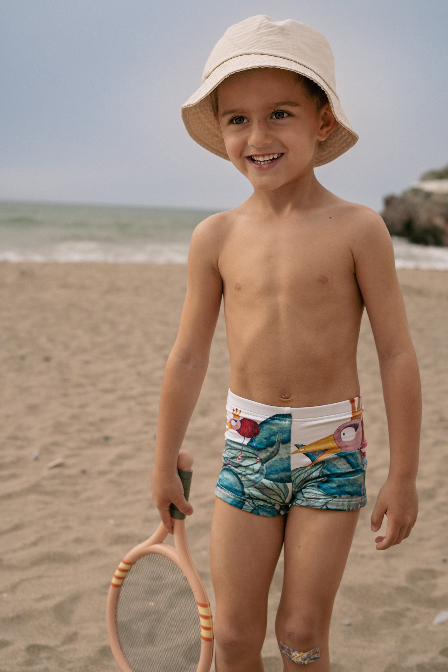 Bañador Short Niño “Piqui” –  | Short ecológico, divertido y exclusivo | Mimath
