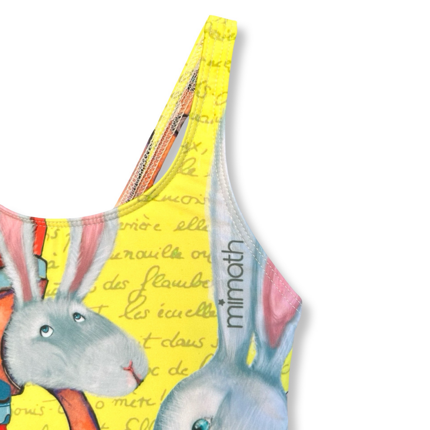 Bañador Niña - Willy- El conejo del Tiempo – Diseño Exclusivo y Producción Sostenible | Edición Limitada